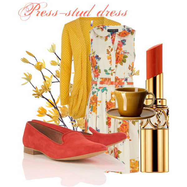 Press-studded breastfeeding dress