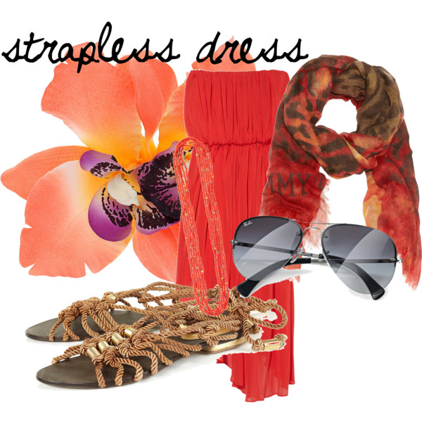Strapless breasfeeding dress