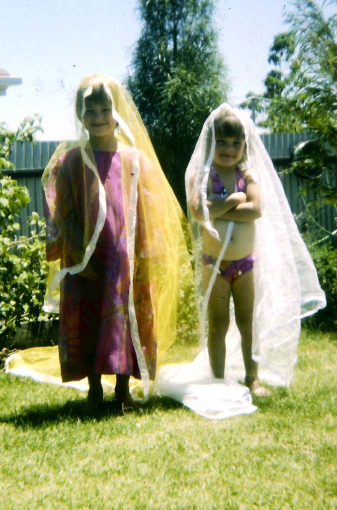 41. PV 1977. Mandy and Andrea.