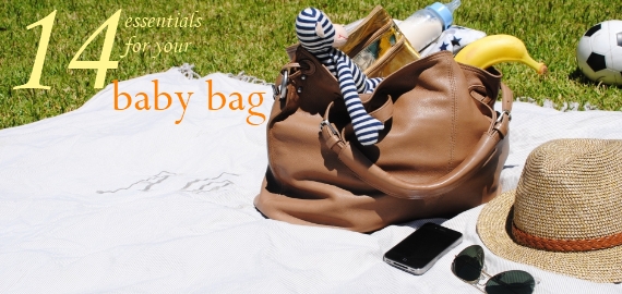 14 essentials for your baby bag