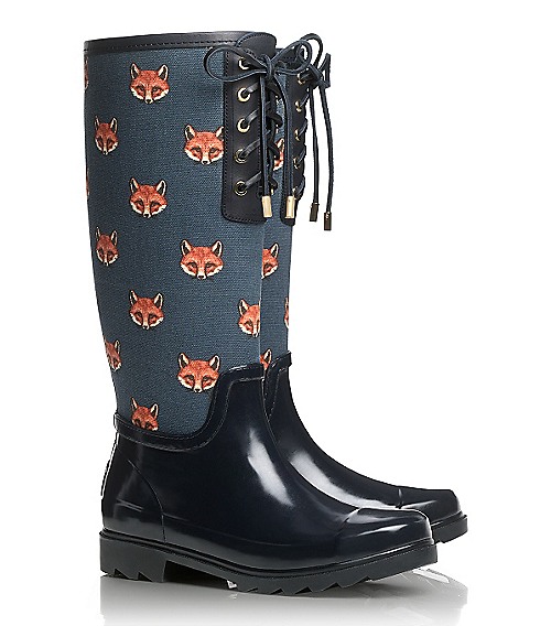 Fox wellies by Tory Burch