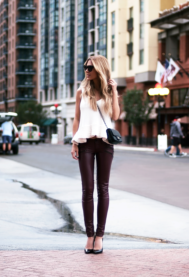 Peplum leather The Native Fox