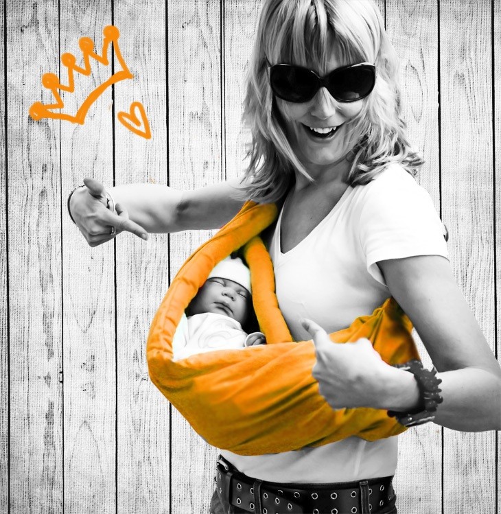 kiekaboo baby sling