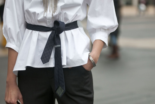 mens tie as a belt