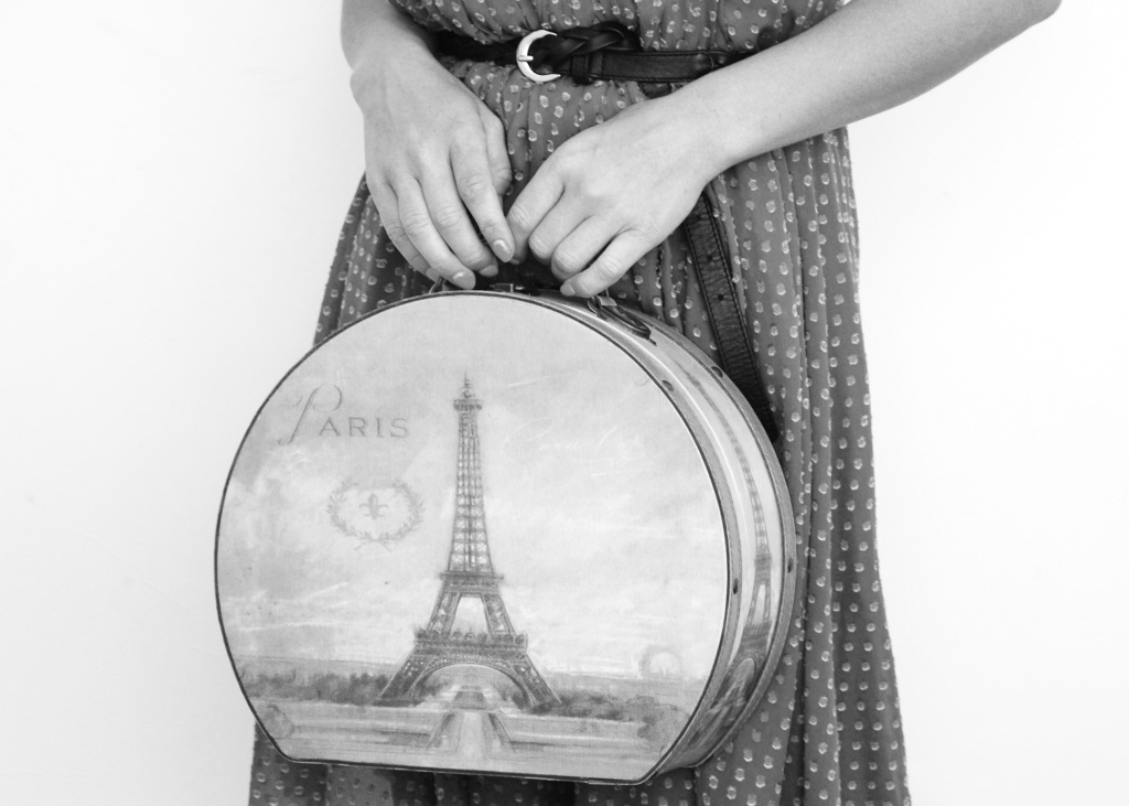 Paris treasure box and Blue Illusion Dress