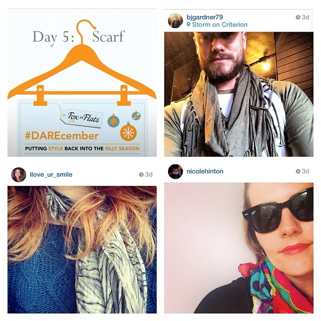 Neck scarves