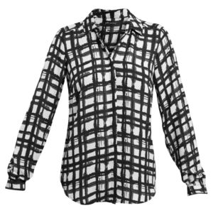 Peter Morrissey painted check shirt