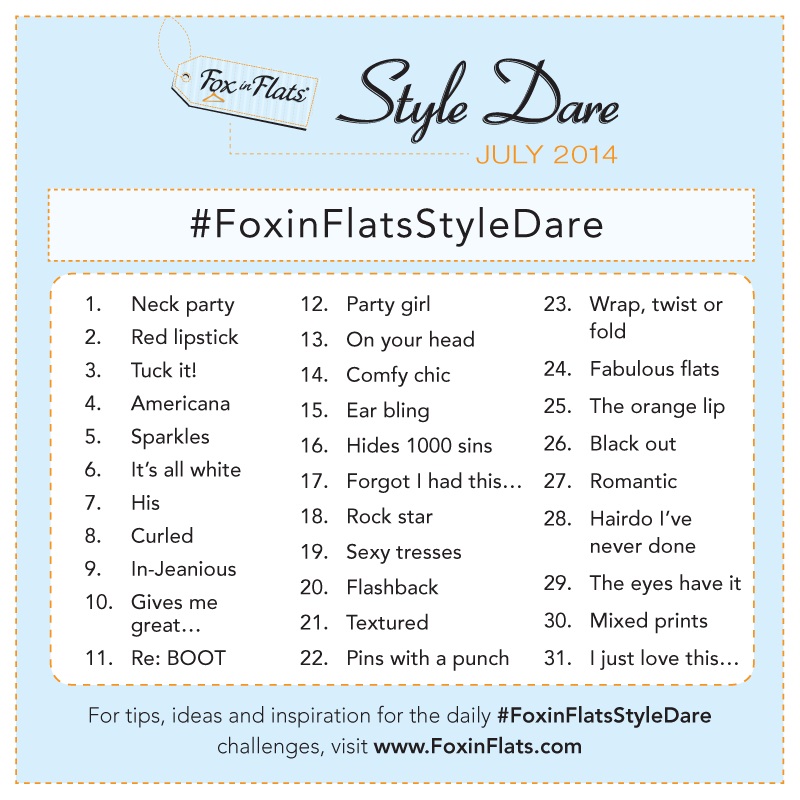 Fox in Flats Style Dare July 1