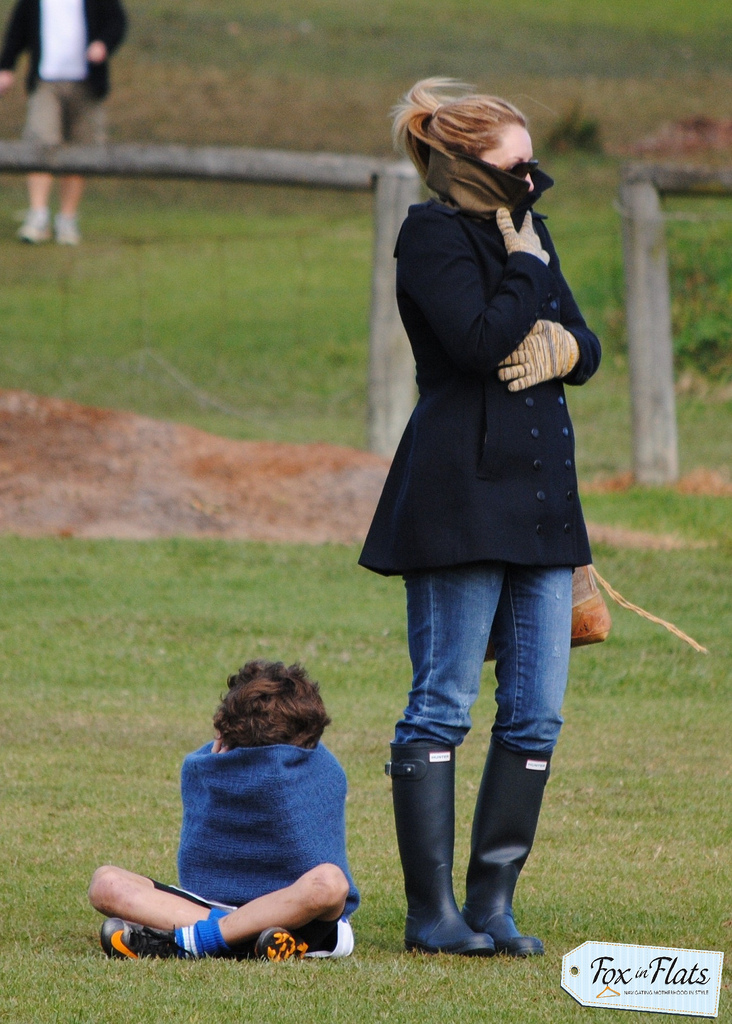 Pea Coat Fox in Flats