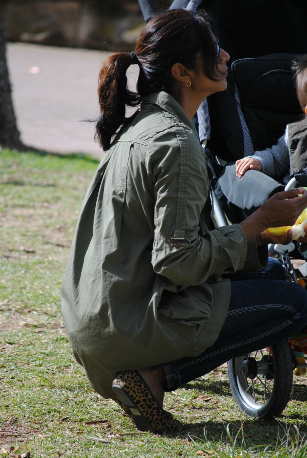 army jacket fox in flats