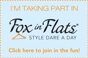 Fox in Flats Style Dare Blogger Button