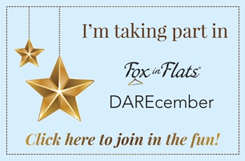 darecember blogger button fox in flats