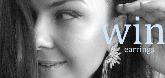 Win earrings from Fox in Flats