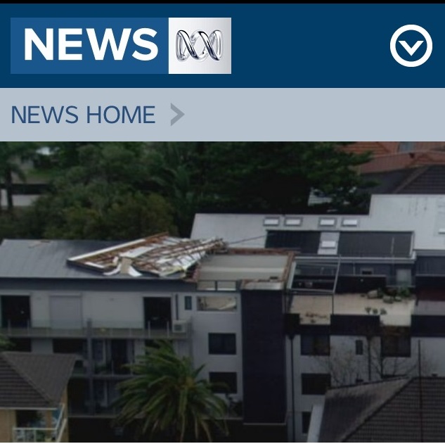 The roof of our home blew off in the storm